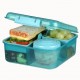 Bento Cube Lunch 1,25 l - Teal Stone - Ocean Bound